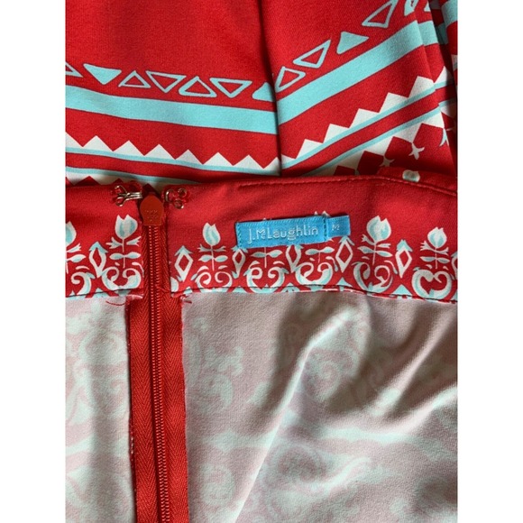 J. McLaughlin Women's M Medium Pink Sleeveless Stretch Catalina Cloth Dress - Picture 5 of 11